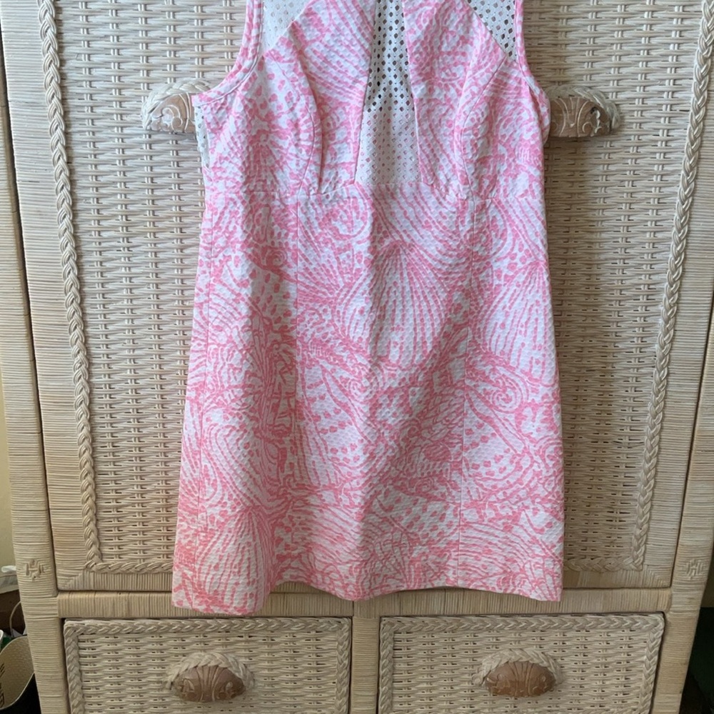 Lilly Pulitzer Kaylee Shift Dress Hubba Bubba Sea Cups Women’s Size 6 Cotton NWT - Picture 4 of 12